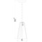 Z-Lite Farrell 1 Light Pendant, 6in. W x 11in. H, Matte Black 3043P6-ROD-MB - alternate 3